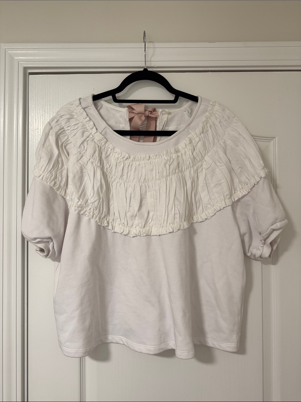 By Anthropologie Tie-Back Ruched Blouse - Picture 3 of 5